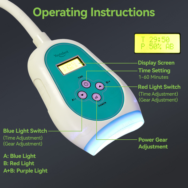 50W Dental Touch Screen 3 Colo - Whitening Teeth Machine 评论和价格