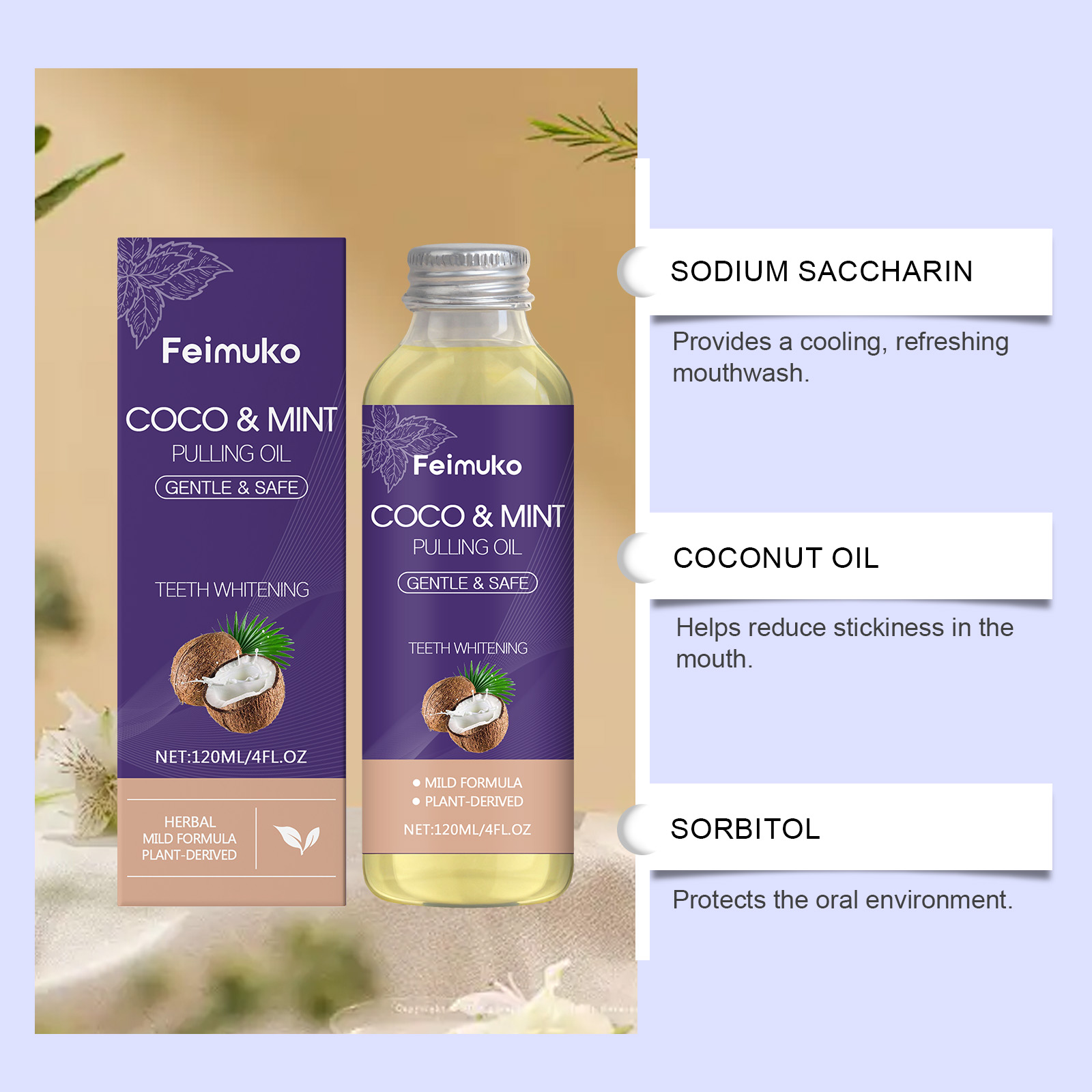 Coconut Oil Peppermint Pulling - Teeth Whitening With Coconut Oil 评论和价格