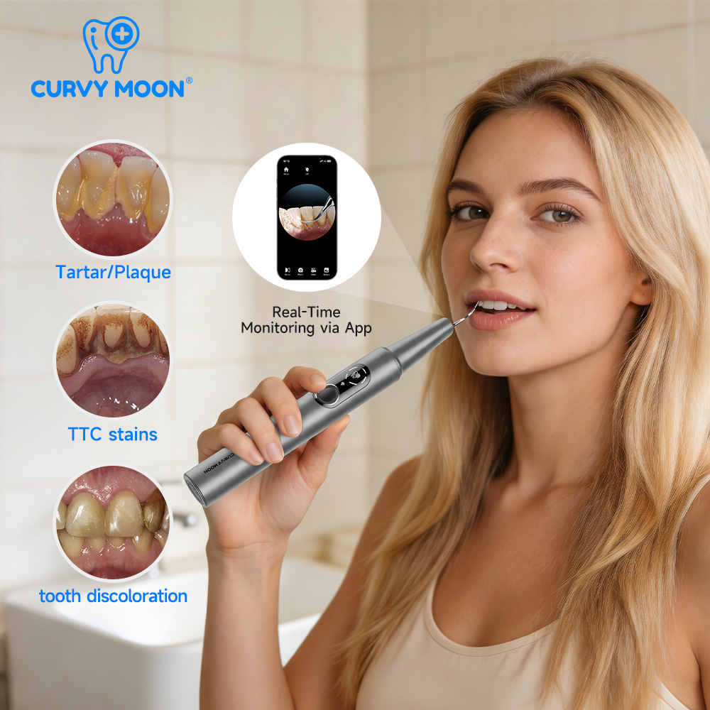CURVY MOON Visible Electric Ul - Teeth Whitening Home 评论和价格