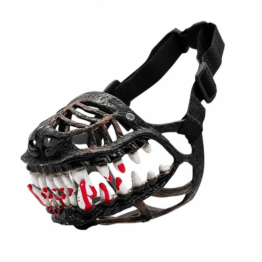 Spooky Latex Scary Dog Muzzle  - Teeth Whitening Mask 评论和价格