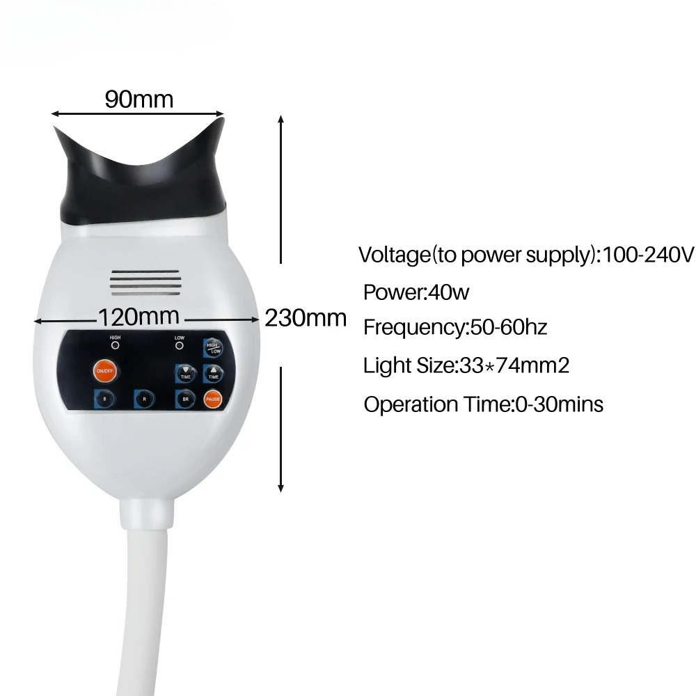 Adjustable 3 Colors LED Teeth  - Whitening Teeth Machine 评论和价格